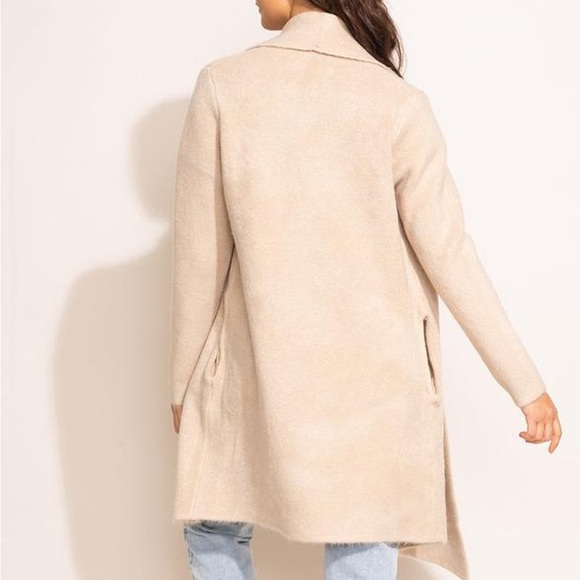 Cardi-coat *viral* OG coatigan/car coat/sweater coat PINK MARTINI - Picture 3 of 3